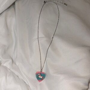 Unicorn Charm Silver Necklace